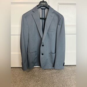 Bar III Slim Fit Sport Coat 44R Gray/Blue